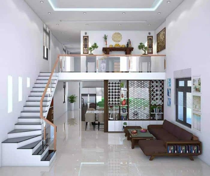 Top 10 mẫu nhà cấp 4 có gác lửng đẹp khoảng 100 triệu