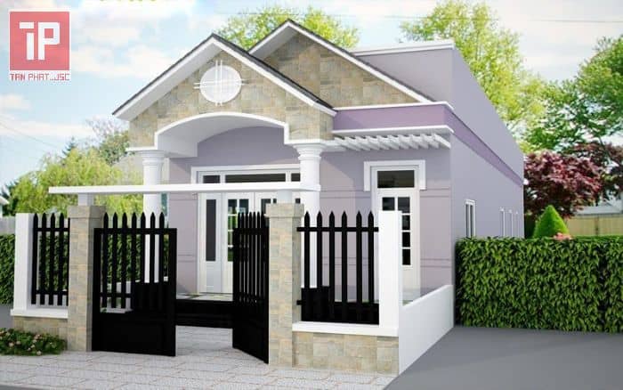 Mẫu nhà cấp 4 cũng ngày càng đổi mới với phong cách thiết kế hiện đại