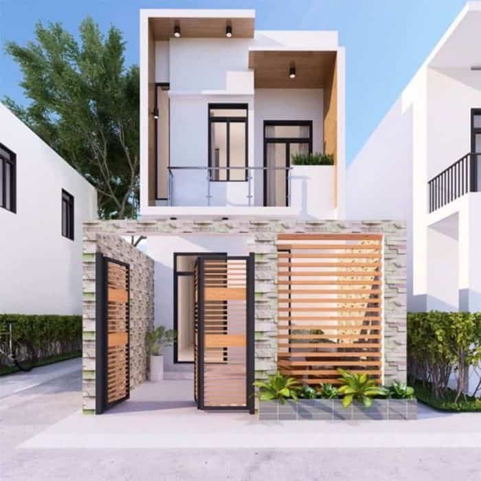 Mẫu nhà ống 2 tầng đẹp, giá rẻ được nhiều gia chủ lựa chọn