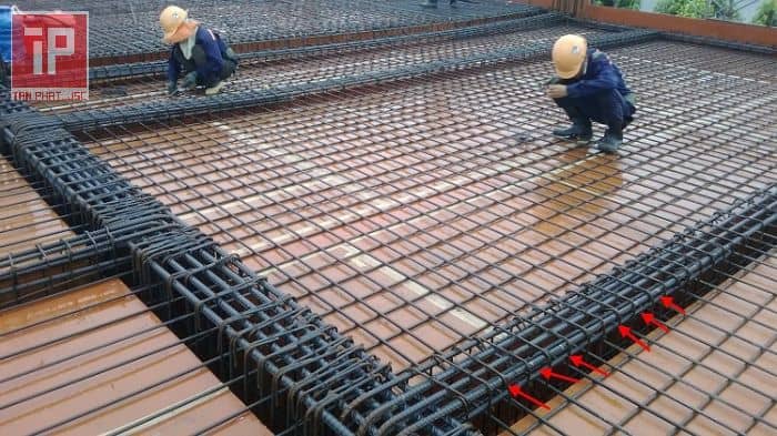 Hướng dẫn bố trí thép dầm ở tiết diện ngang