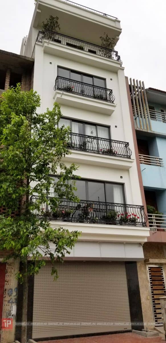 Ngôi nhà mặt ngoài sau khi hoàn thiện xong